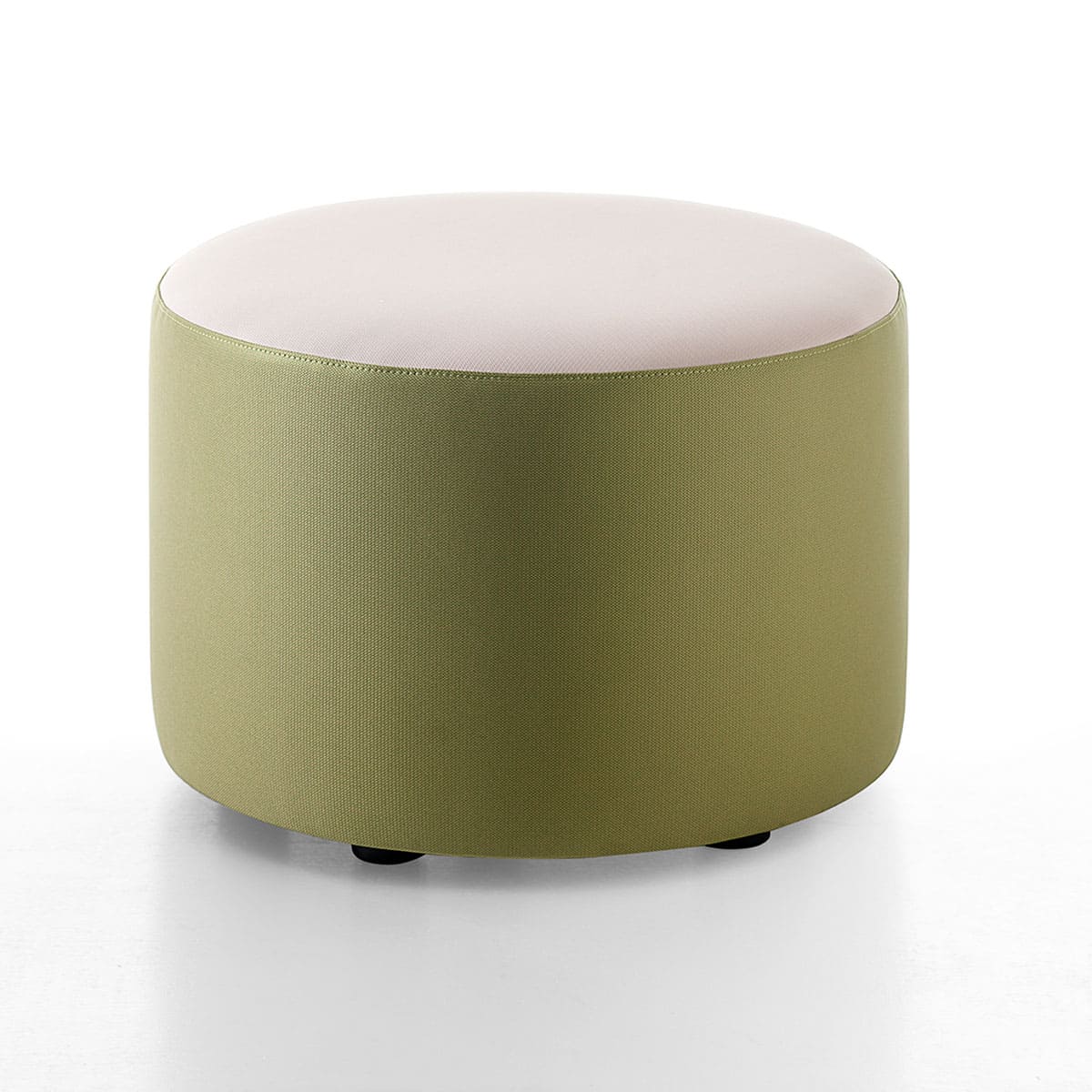 Kastel K2 runder Loungehocker, individuell gestaltbar