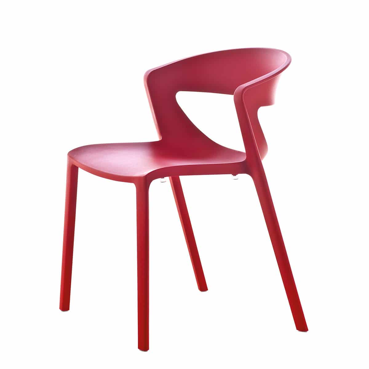 Kastel KICCA ONE Besucherstuhl aus einem Guß