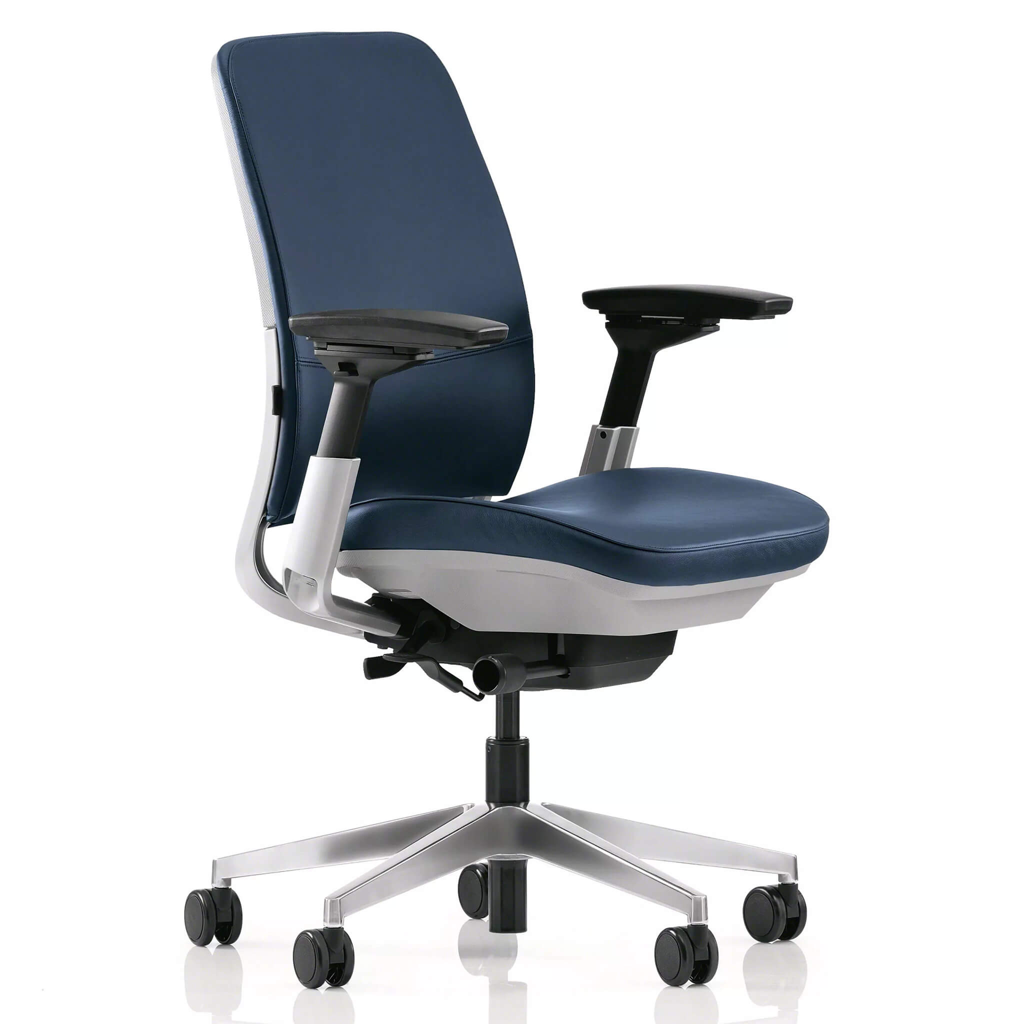Steelcase AMIA Bürostuhl mit 4D-Armlehnen, Platinum-Edition, konfigurierbar