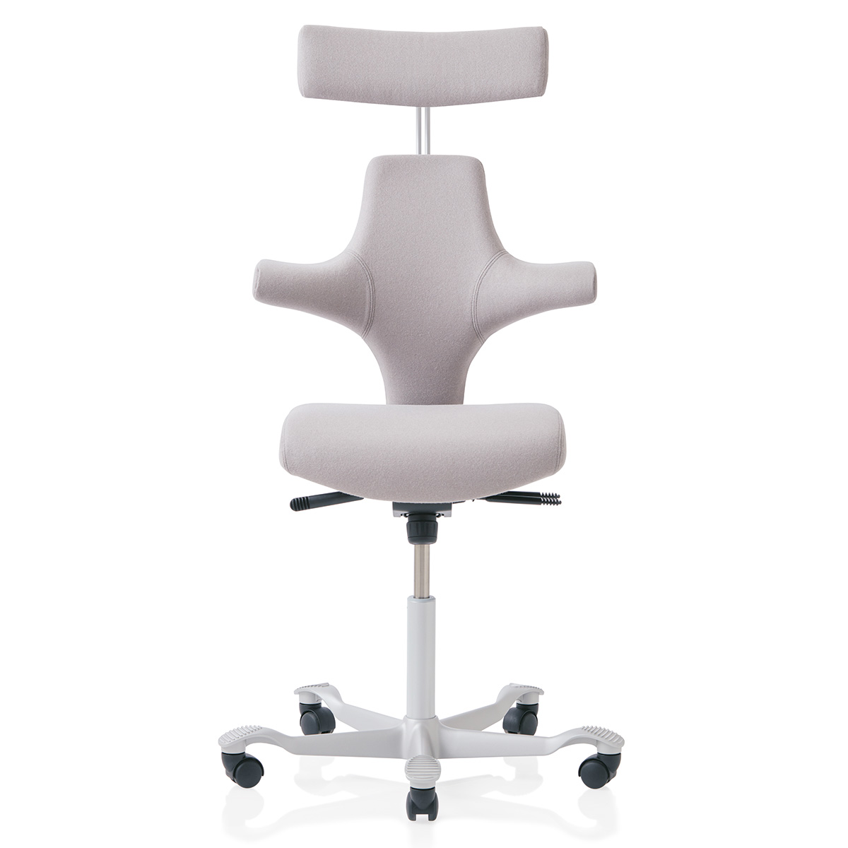 HAG Capisco 8127 Bürostuhl mit Flachsitz und Kopfstütze