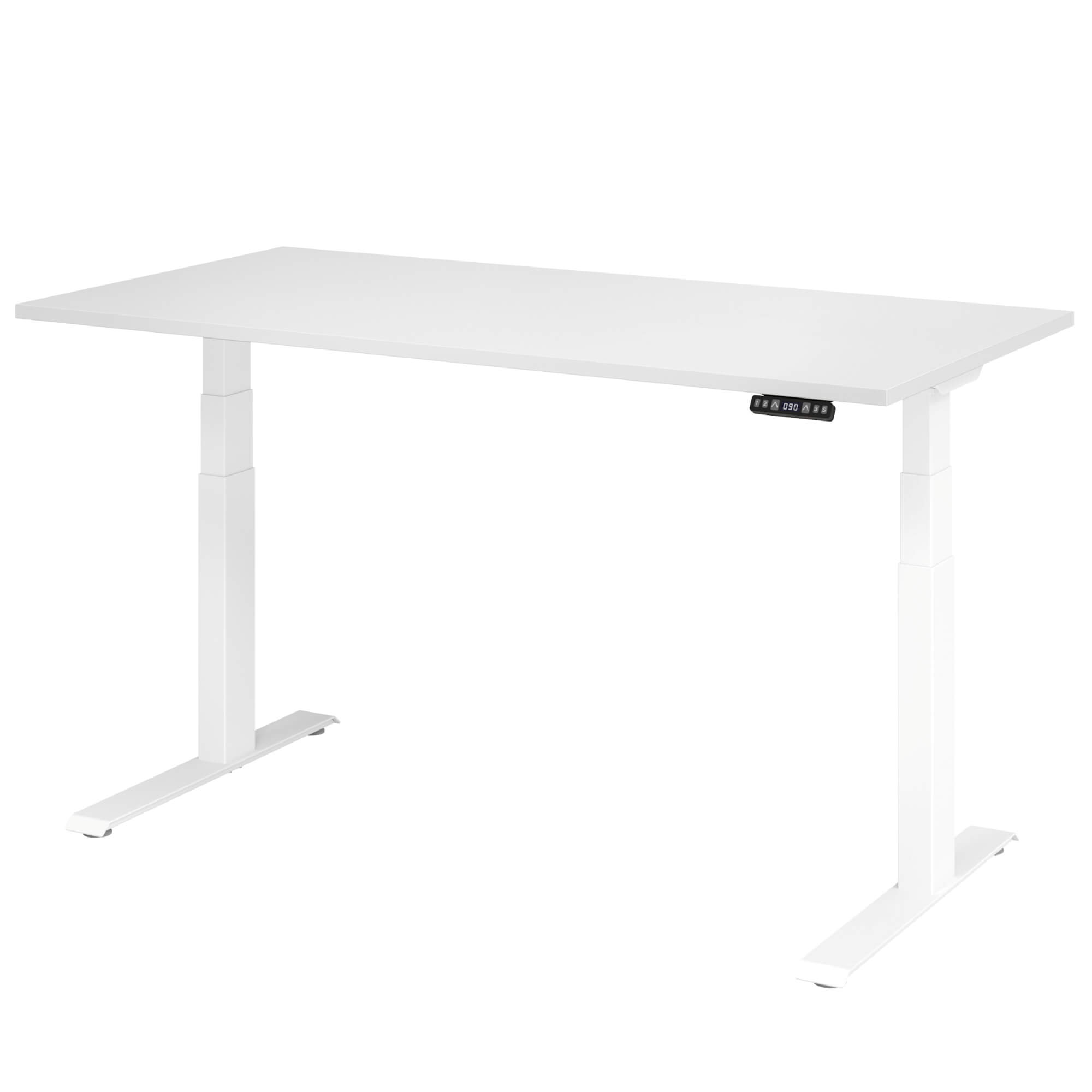 Elektrisch höhenverstellbarer Schreibtisch LIFT.UP Basic 2 - 160x80 cm mit Memory-Schalter