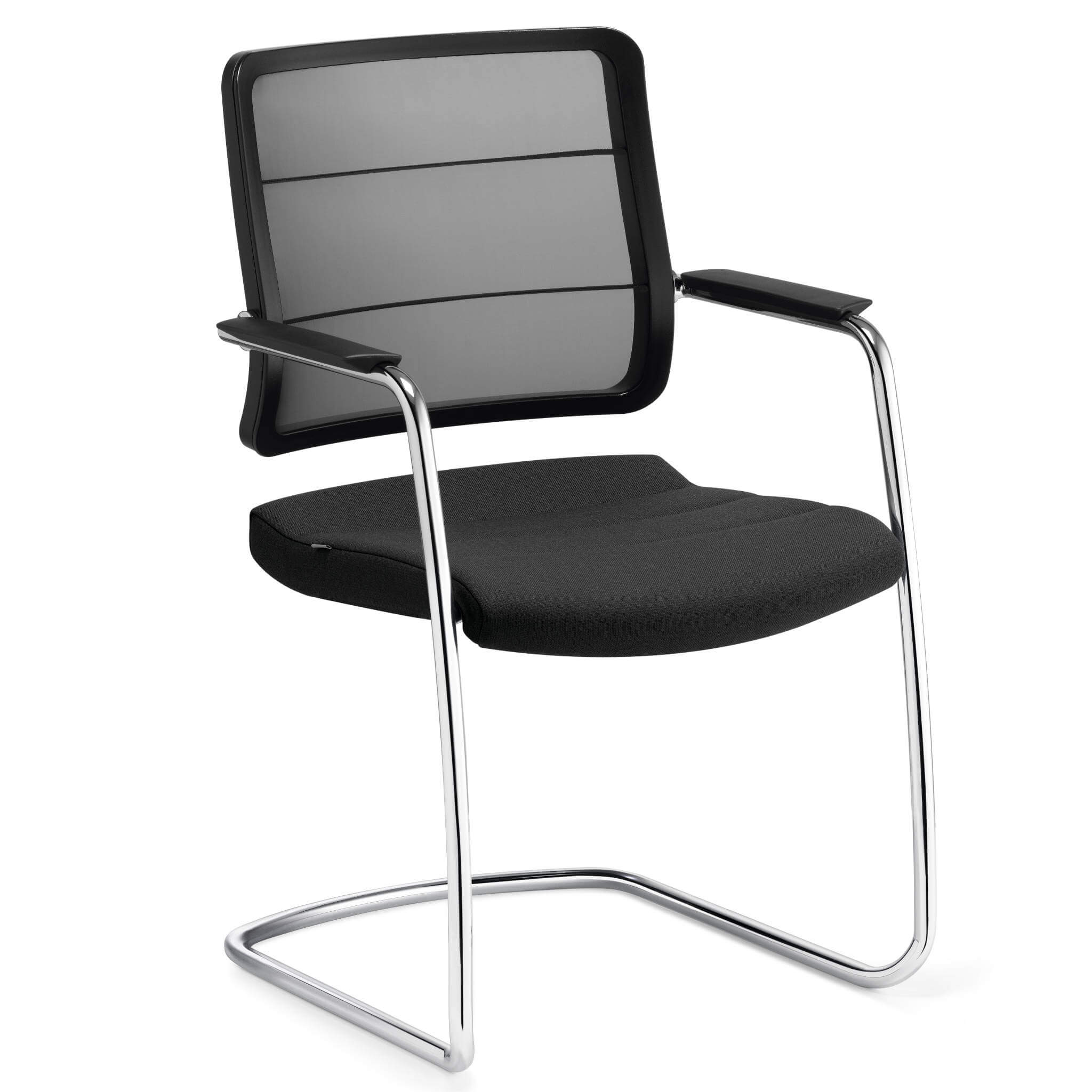 Interstuhl AirPad 5C30 Besucherstuhl mit stapelbarem Freischwingergestell