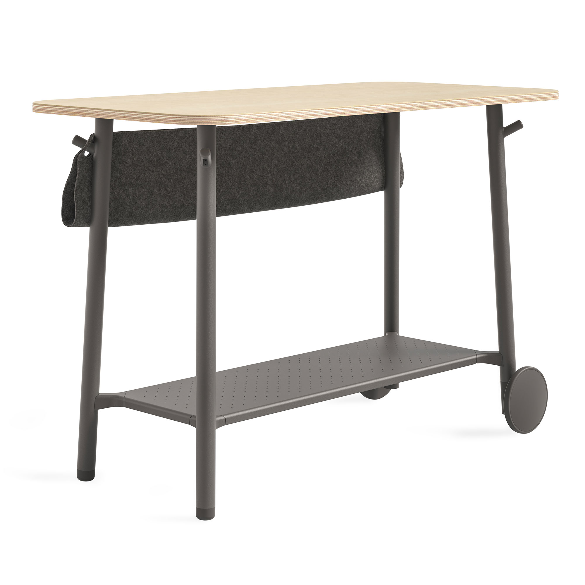 Steelcase Flex Collection Stehtisch mit Rollen, konfigurierbar