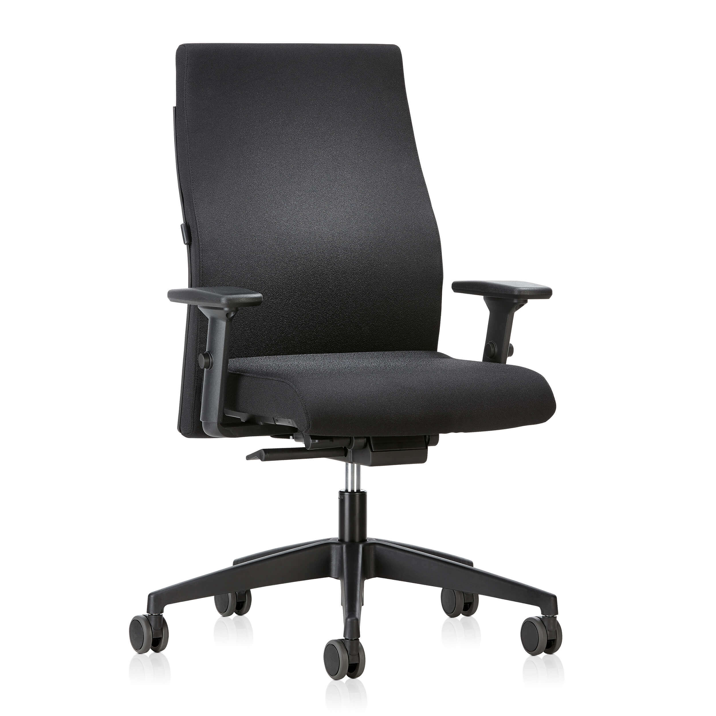 Interstuhl 139RS Bürostuhl, Black Edition mit Lordosenstütze und Sitzneigeverstellung