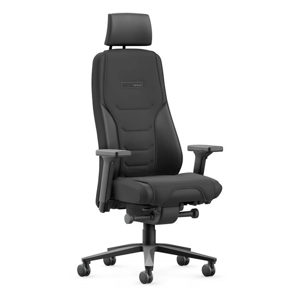 Interstuhl TwentyFour 24-Stunden-Stuhl mit Kopfstütze und Topper