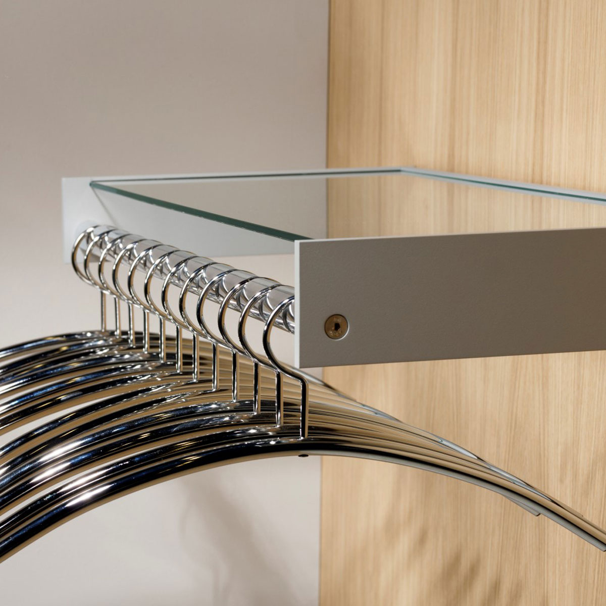 Cascando HANGON 7 Wandgarderobe für bis zu 12 Kleiderbügel