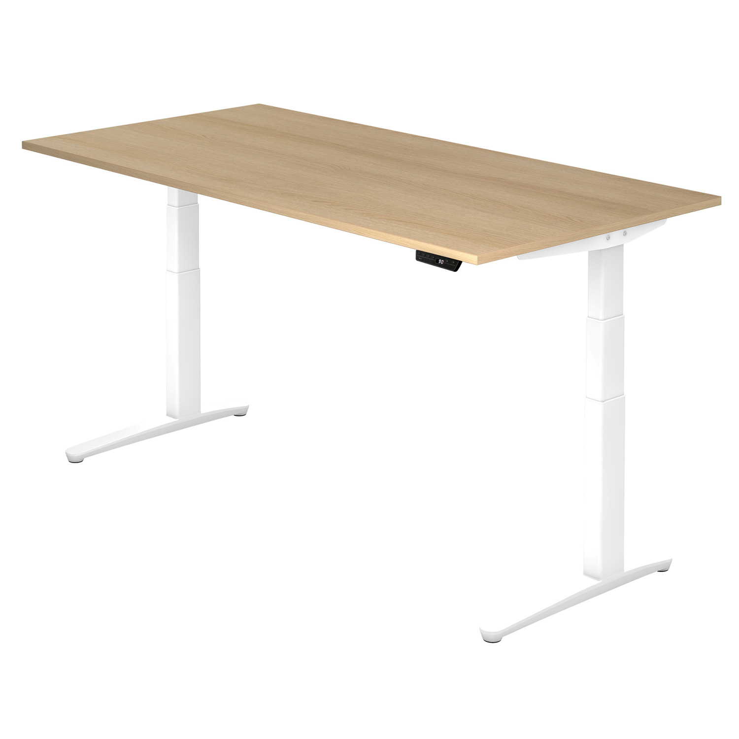Elektrisch höhenverstellbarer Schreibtisch OKLAHOMA in verschiedenen Größen